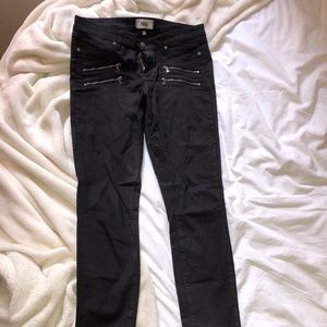 Paige Denim "Edgemont Ultra Skinny Jeans in Black